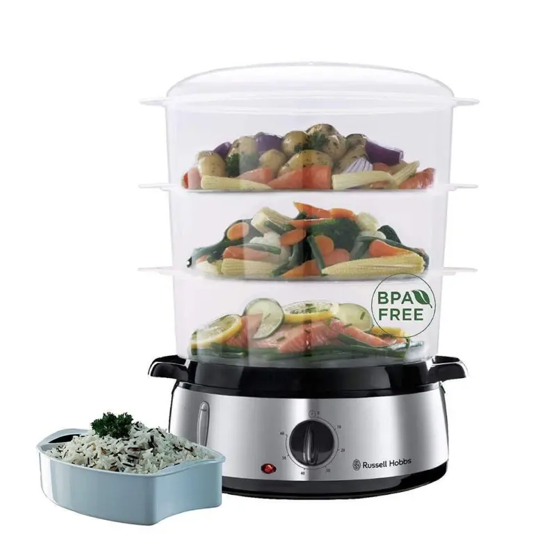 Уред за готвене на пара Russell Hobbs 19270-56 Cook@Home , 800 W, до 9 L