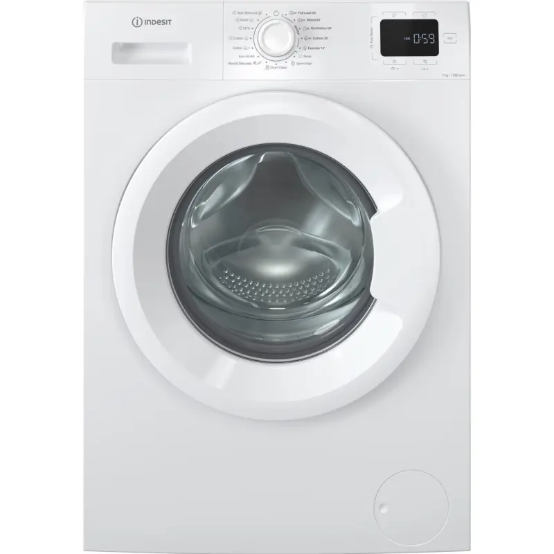 Пералня Indesit IM 762 MY TIME EE , 1200 об./мин., 7.00 kg, A , Бял