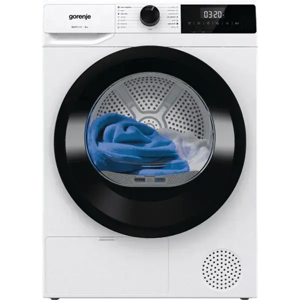 Сушилня Gorenje DHNE82*** , 8 kg, D , Бял