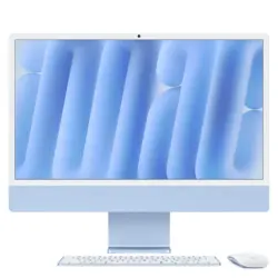 Компютър Apple iMac 24" M4 256GB Blue mwv13 , 16 , 24.00 , 256 , Apple M4 10-Core , Apple M4 10-Core GPU , Mac OS