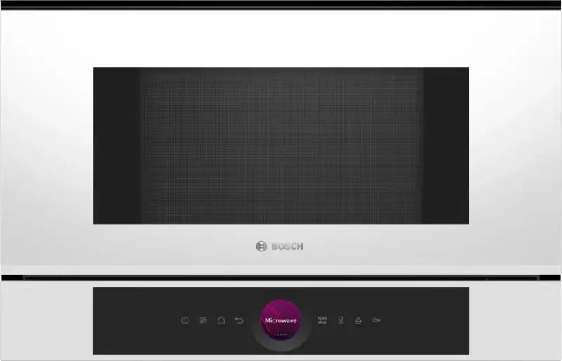 Вградена микровълнова фурна Bosch BFL7221W1 , 21 , Hydrolitic , Електронно