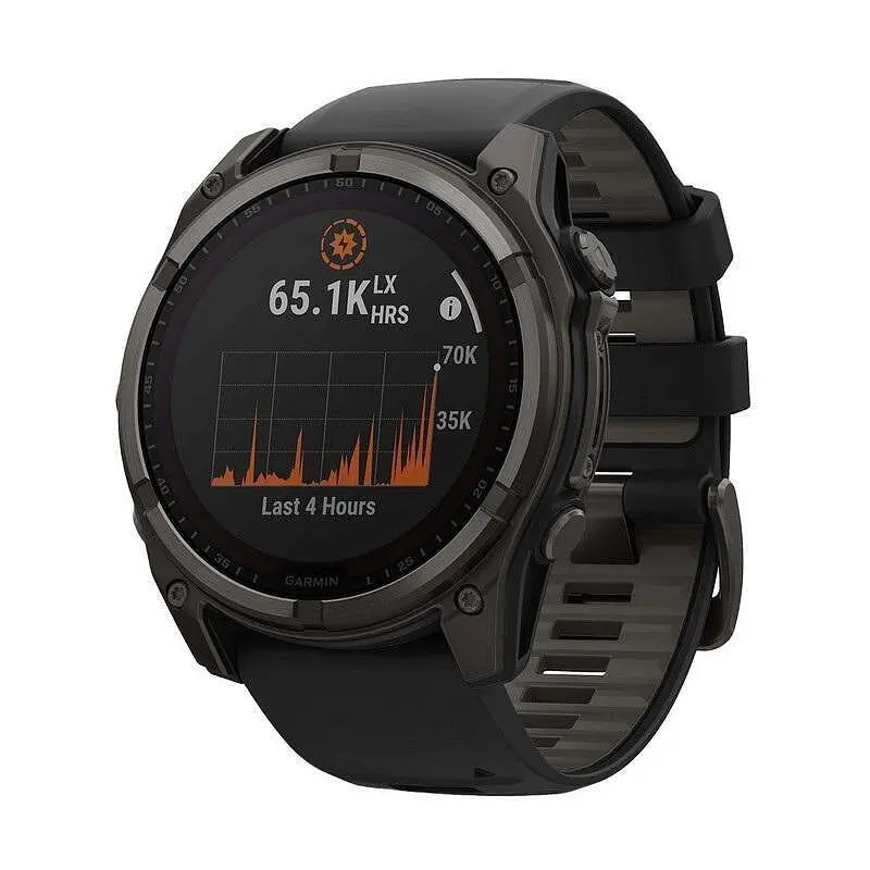 Смарт часовник Garmin Fenix 8 SOLAR Sapphire Carbon 010-02907-11