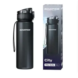 Бутилка Aquaphor Филтрираща City Tritan черна (160043)