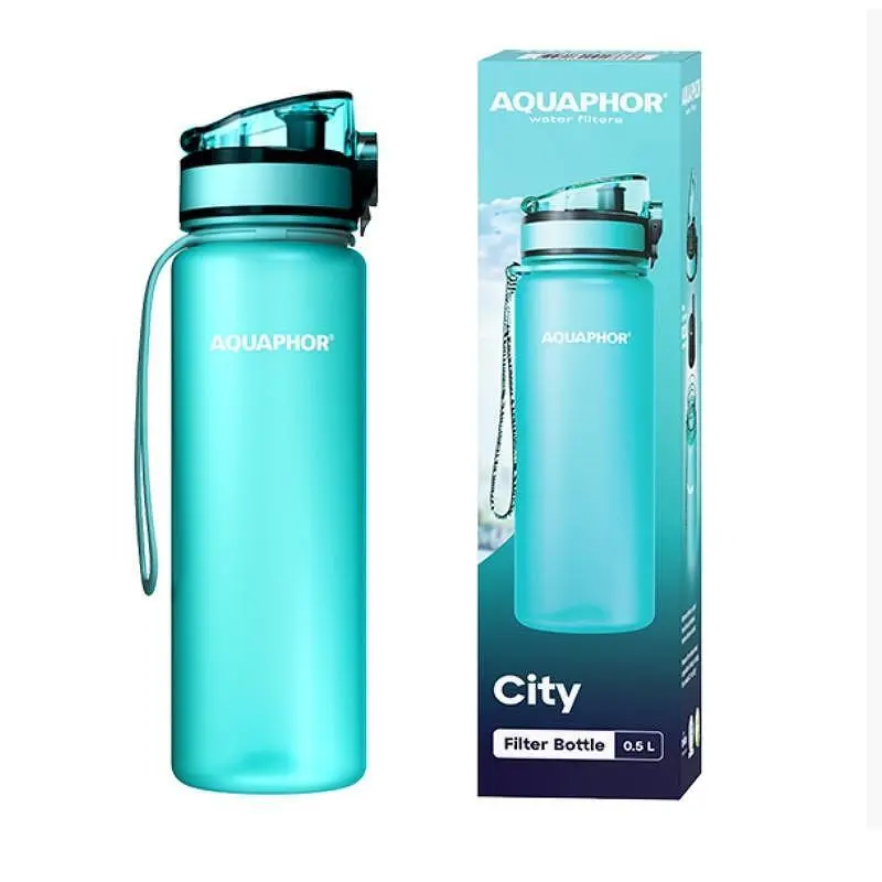 Бутилка Aquaphor Филтрираща City Tritan мента (160044)