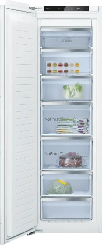 Вграден фризер Bosch GIN81VEE0 , 212 l, E , No Frost , Да