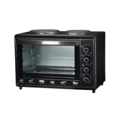 Готварска печка (мини) Crown CMO-240 , 2 ток , Черен