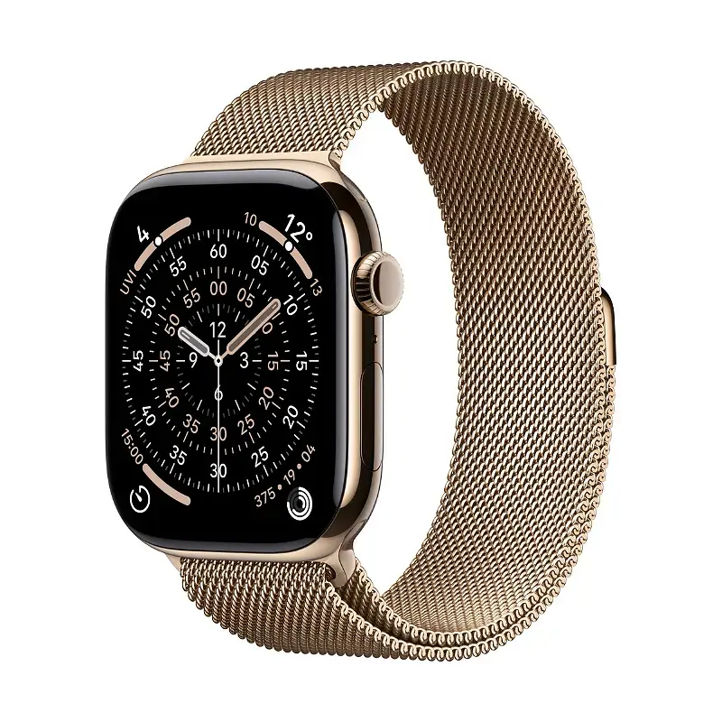 Смарт часовник Apple Watch 11 Cell 46mm Gold/Milanese M/L mfd84 , 2.00 , 64 , Apple S10 SiP 64-bit Dual Core
