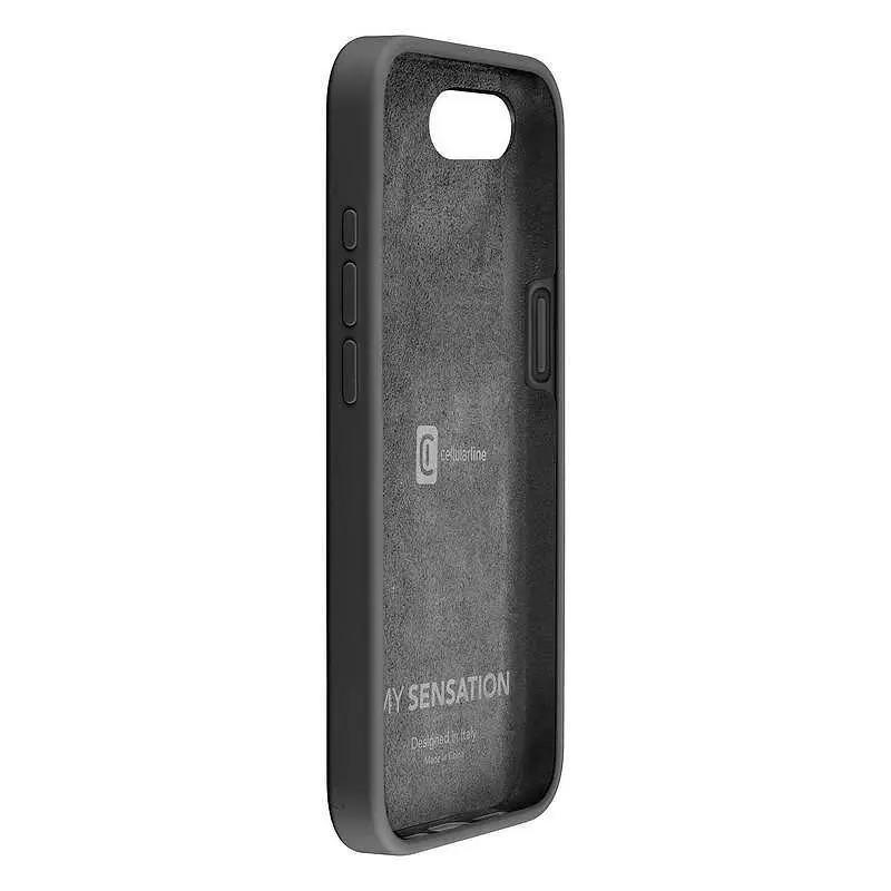 Калъф Cellularline SENSATION iPhone 16E ЧЕРЕН