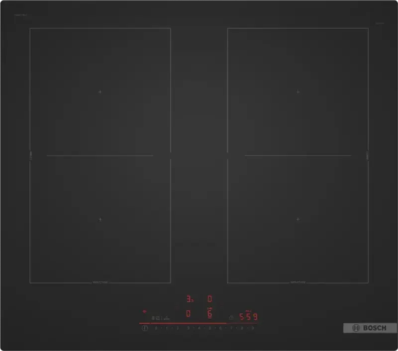 Вграден керамичен плот Bosch PVQ61CHB1E , Индукционен