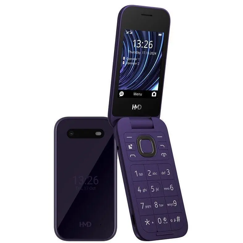 Мобилен телефон HMD 2660 FLIP 4G VIOLET TA-1711