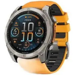 Смарт часовник Garmin Fenix 8 AMOLED Sapphire Spark Orange 010-02905-11 , 1.40 , 32 GB , 51.00