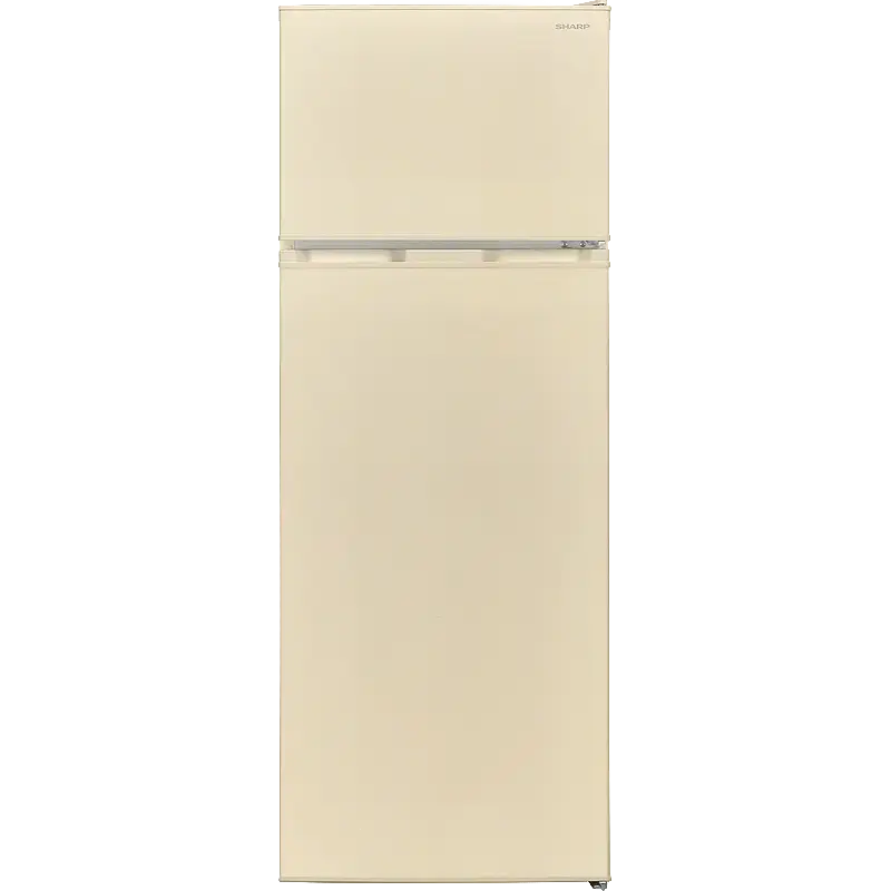 Хладилник с горна камера Sharp SJ-FTB01ITXJE , 213 l, E , Бежов , Статична