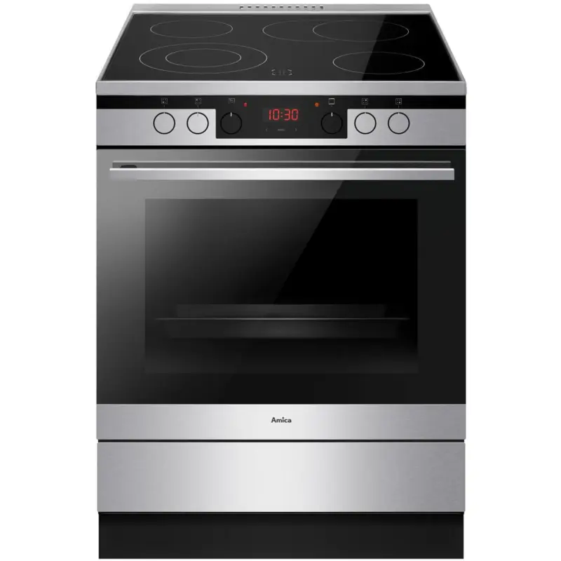Готварска печка (ток) AMICA 6226CE3.434eETsKDpHa(Xx) , INOX , Керамични