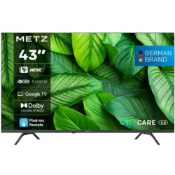 Телевизор Metz 43MUF7000Z , 108 см, 3840x2160 UHD-4K , 43 inch, Android , LED , Smart TV