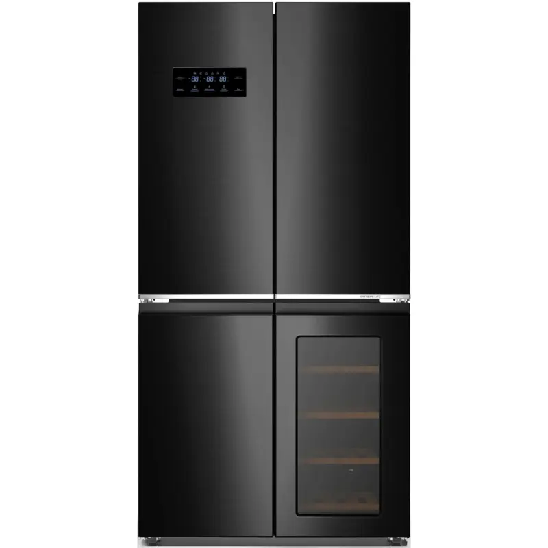 Хладилник Side-by-Side Finlux FFD605WBL , 605 l, E , Черен