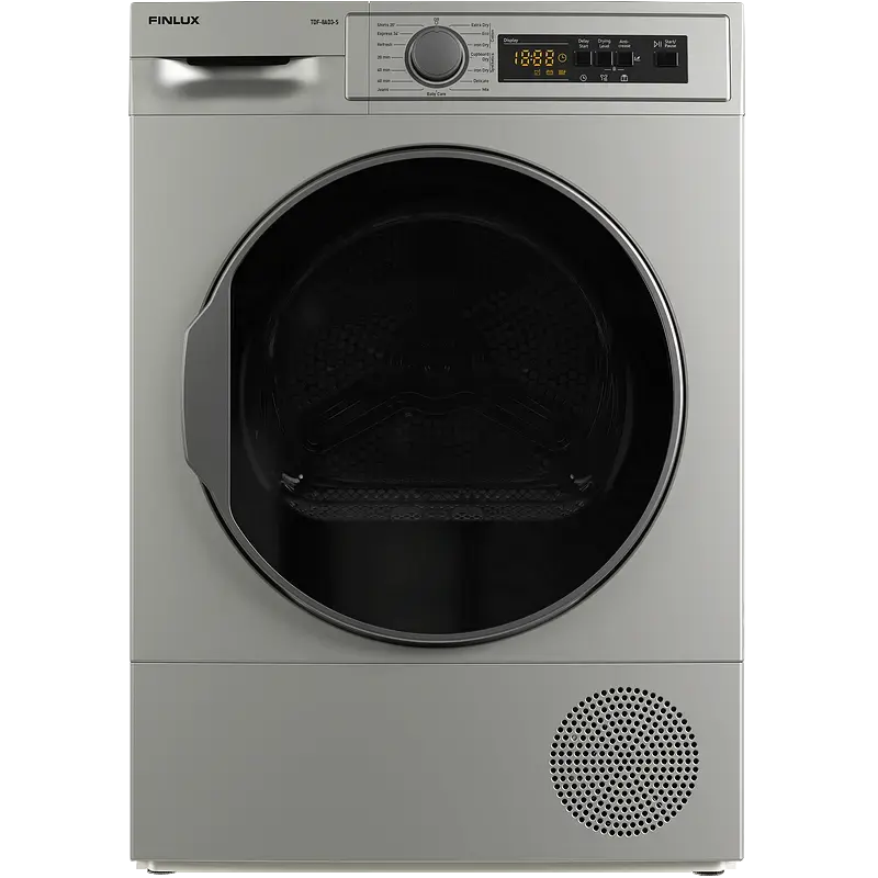 Сушилня Finlux TDF-8AD3-S , 8 kg, C , E , Silver