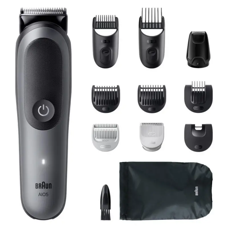 Тример Braun AIO5560 Grey лице/коса/тяло