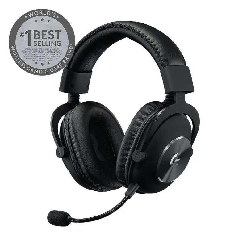 Слушалки с микрофон Logitech G PRO X Жични 981-000818 , OVER-EAR