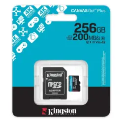 Карта памет Kingston MICRO SD XC 256GB Canvas Go+ Class 10 A2 SDCG4