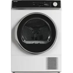 Сушилня Sharp KD-NHA8S6GW1D , 8 kg, D , D , Бял