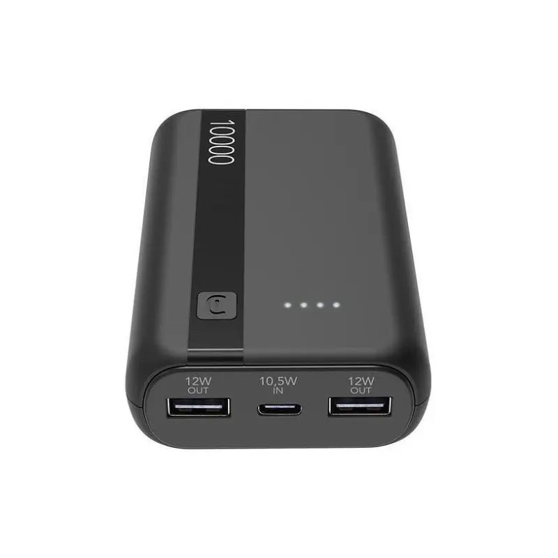 Външна батерия Cellularline Външна батерия FAST Turbo PD 10000 mAh Черна