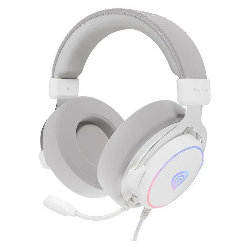 Слушалки с микрофон Genesis Neon 764 WHITE NSG-2170 , OVER-EAR