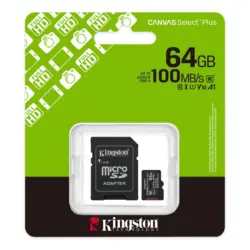 Карта памет Kingston MICRO SD XC 64GB Canvas Select+ Class 10 A1 SDCS3