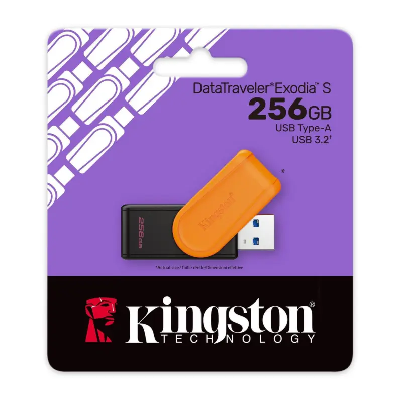 Памет USB Kingston 256GB Exodia S USB 3.2