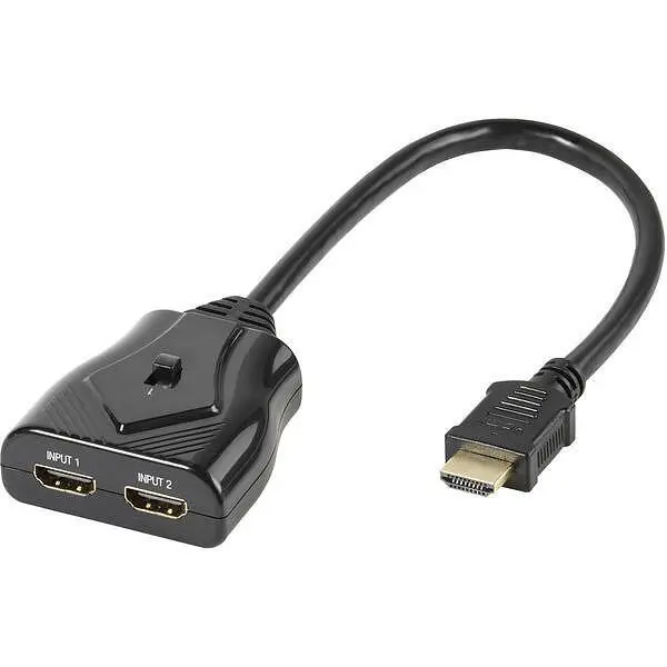 Адаптер Vivanco 47157 HDMI 2x1