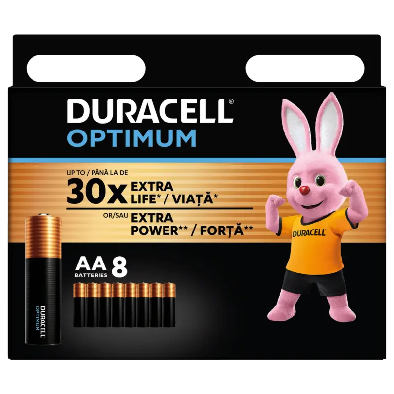 Батерия Duracell Optimum AA 8 броя