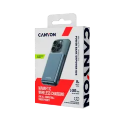 Външна батерия Canyon CNS-CPB505DG 5000 mAh Slim