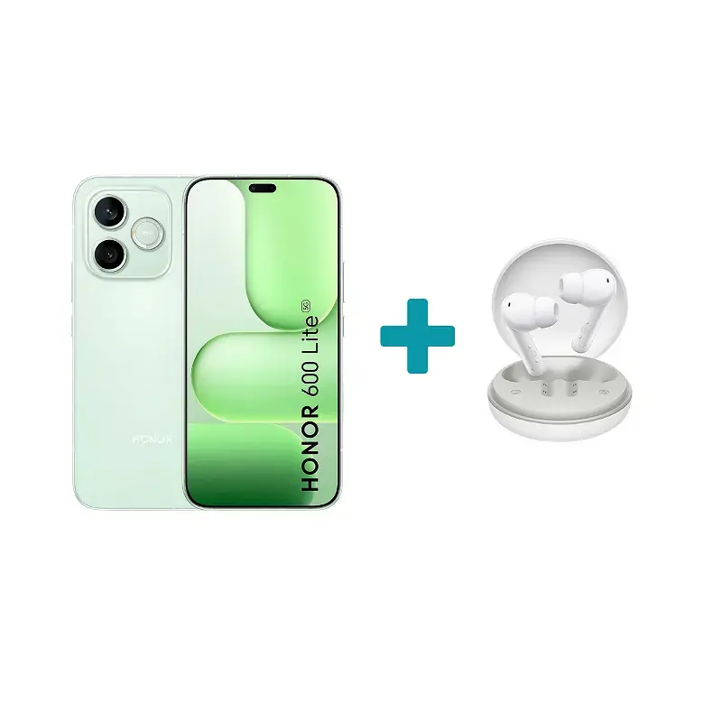 Пакет смартфон HONOR 600 LITE GREEN+Слушалки Honor CHOICE EARBUDS А PRO WHITE