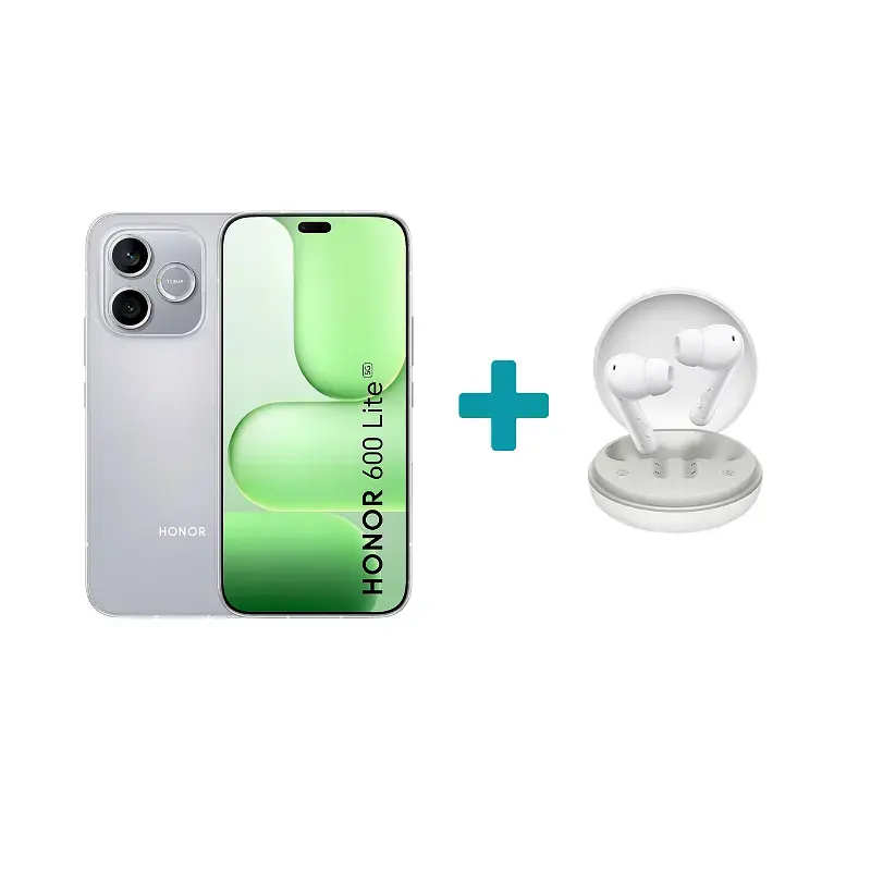 Пакет смартфон HONOR 600 LITE GREY+Слушалки Honor CHOICE EARBUDS А PRO WHITE
