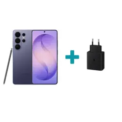 Пакет смартфон Samsung GALAXY S26 ULTRA 256GB VIOLET SM-S948BZVD +зарядно у-во Samsung 60W Power Adapter EP-T6010NBEGWW