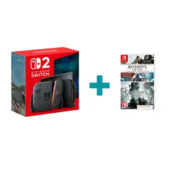 Конзола Nintendo Switch 2 Black + Игра Compilation AC Rebel & AC3 - Код в кутия (NSW)
