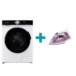 ПАКЕТ Пералня+сушилня Crown CWD86140BLDC + Ютия Ayco API20LIL