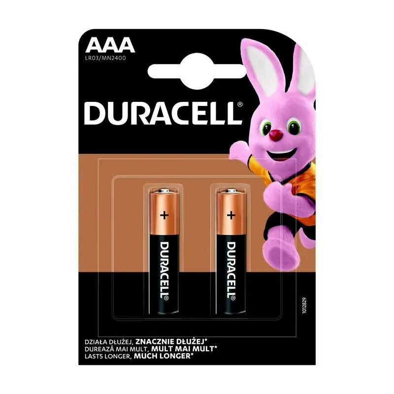 Батерия Duracell NEW BASIC AAA MN2400 B2