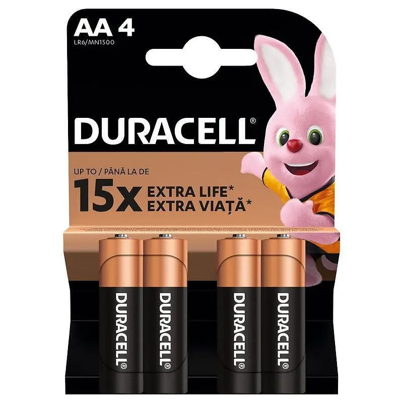 Батерия Duracell NEW BASIC AA MN1500 K4 NOW 60/17/8