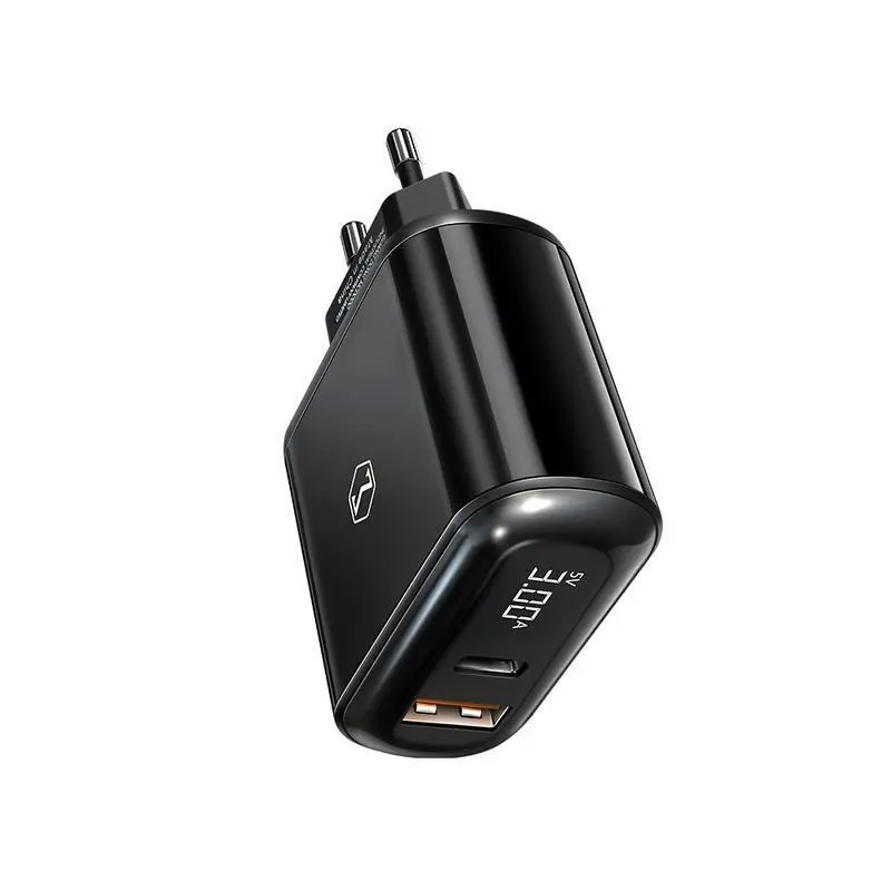 Зарядно устройство Xmart PD 220V USB+USB-C 20W LED