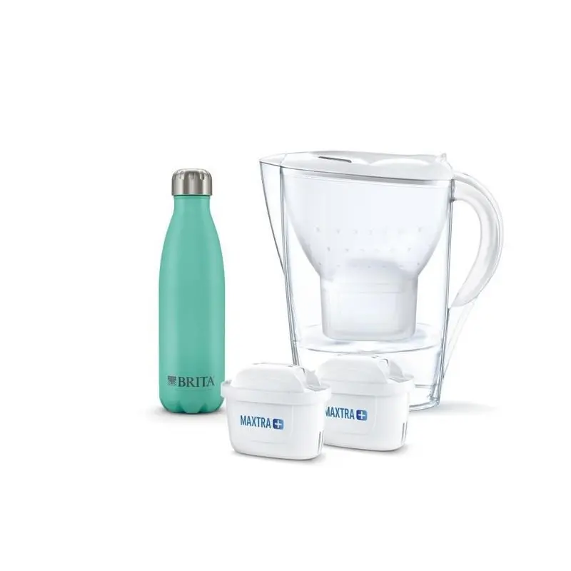 Филтрираща кана Brita MARELLA COOL MEMO+2 Ф-РА MAXTRA PLUS+Т БУТИЛКА*** , 2.4L