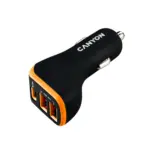 ЗОРА Зарядно устройство Canyon CNE-CCA08BO 2xUSB 12-24/5V 2.4A 1xUSB-C PD 18W