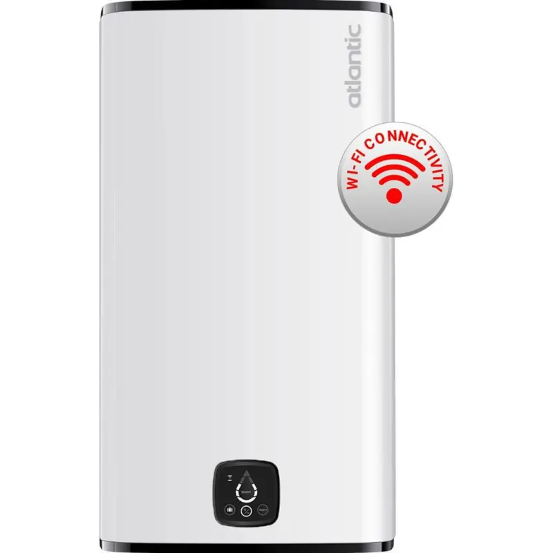 Бойлер Atlantic CUBE 75L 2.4 KW WI-FI БЯЛ (851339) , 2.4 , 75 , B , Вертикален