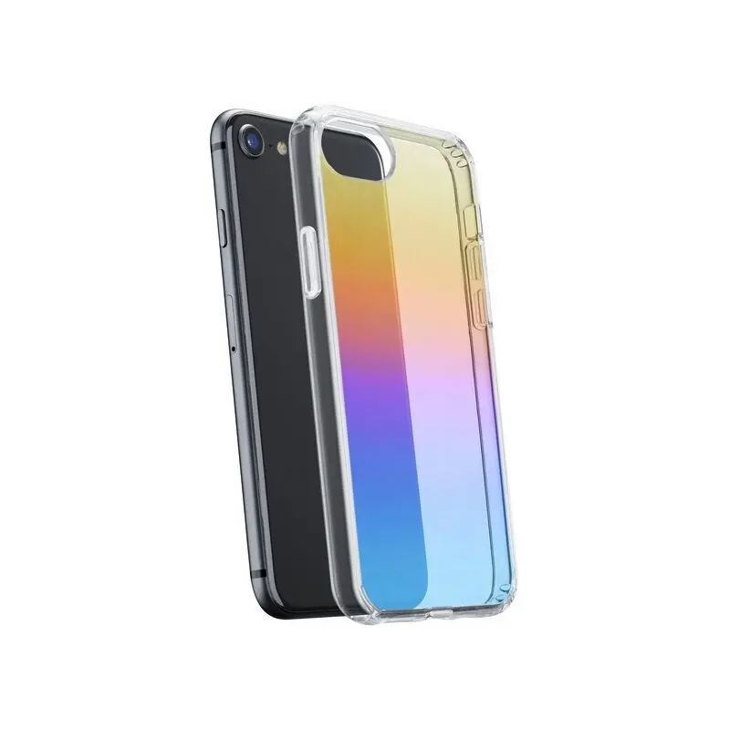 Калъф Cellularline PRISMA IPHONE SE (2020)/8/7/6 прозрачен твърд