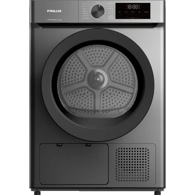 Сушилня Finlux TDF9015DIX , 9 kg, E , Inox