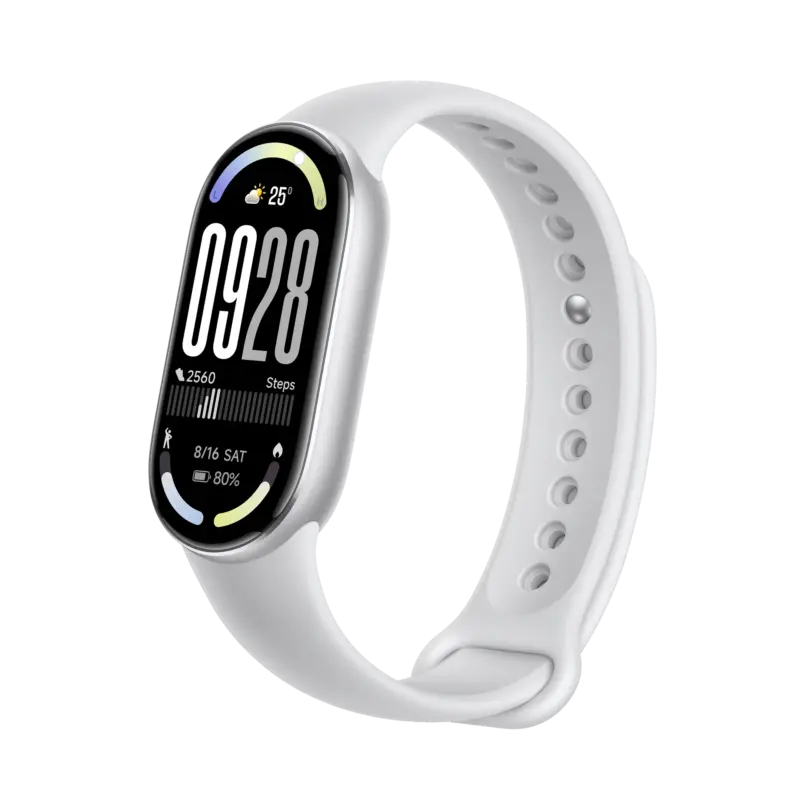 Фитнес гривна Xiaomi SMART BAND 10 SILVER BHR07PSGL , 1.72 , 43.60