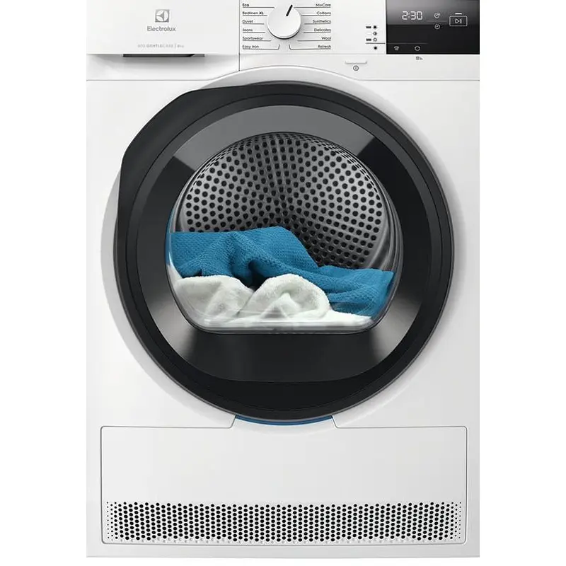 Сушилня Electrolux EW6D285Y*** , 8 kg, E , Бял