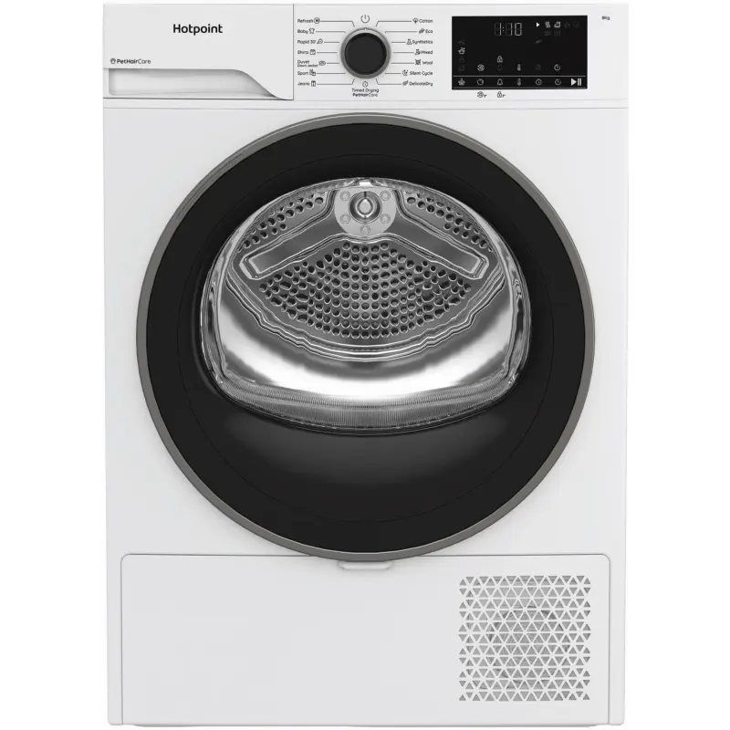 Сушилня Hotpoint-Ariston C HD 84M WBS EE , 8 kg, C , Бял