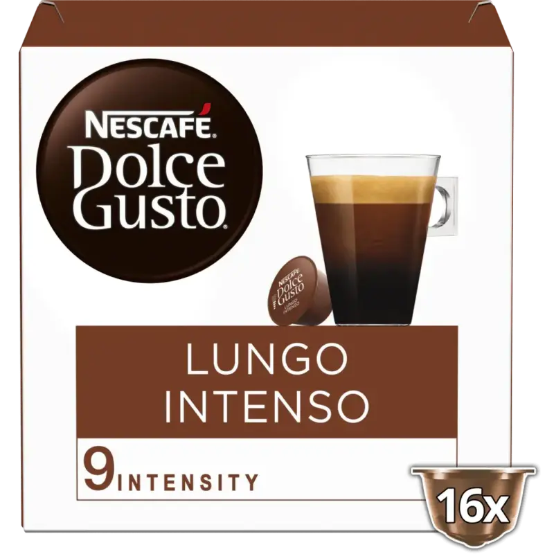 Кафе NESCAFE&reg; Dolce Gusto&reg; LUNGO INTENSO 16 КАПСУЛИ