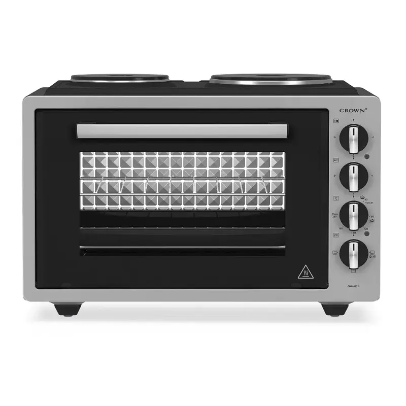 Готварска печка (мини) Crown CMO-433SI , 2 ток , INOX