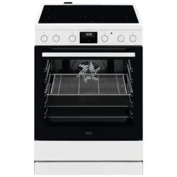 Готварска печка (ток) AEG CCB6440CBW , Бял , Керамични